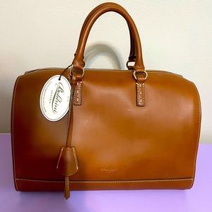 Boldrini Selleria Barrel Satchel Purse